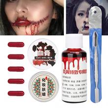 Professional Halloween Fake Wound Blood Scars Wax Blade FX Makeup Effect Tool Set Halloween Party Face Body Painting 2024 - buy cheap