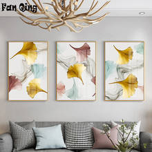 Pintura de diamante 5d ginkgo biloba, pintura de diamante redondo e bordado para decoração de casa 2024 - compre barato