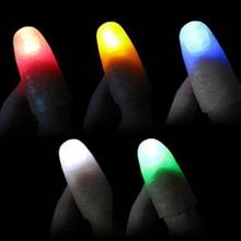 2 Pcs/ Pair Thumbs Led Light up Toys Kids Magic Trick Props Funny Flashing Fingers Fantastic Glow Toys Children Luminous Gifts 2024 - buy cheap