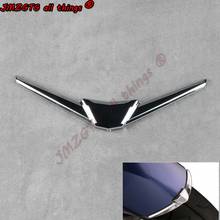 Para-lamas dianteiro decorativo de motocicleta, cobertura frontal de plástico abs cromado para honda gold wing gl1800 1998-2019 2024 - compre barato