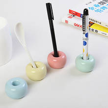 Mini soporte de cerámica para cepillo de dientes, organizador de cepillo de dientes, estante de almacenamiento, accesorios de baño 2024 - compra barato