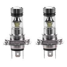 VODOOL 2Pcs H4 100W 2828 20SMD 8000K LED Car Fog Lamp High Power Automobiles Driving Runing Light Auto Fog Lamp Bulb 12-24V 2024 - buy cheap