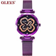 OLEVS Brand Luxury Quartz Watch Womens Ladies Rose Gold Watches Stainless Steel Wristwatch Clock Gift for Women Montre Femme 2024 - buy cheap