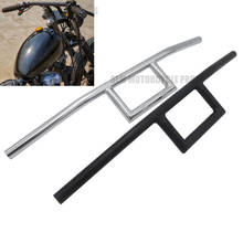 22mm Universal Motorcycle Refit Handlebar Retro Black Silver Scooter Bars Vintage Motorbike Handle Bar Motor Handles Moto Bar 2024 - buy cheap