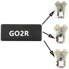 Инструмент Lishi GO2R для автомобиля Lishi 2 в 1, слесарный инструмент 2024 - купить недорого