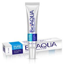 BIOAQUA-crema antiacné, eliminación de espinillas, crema blanqueadora, elimina cicatrices, Reduce el Control del aceite del acné, Reduce los poros 2024 - compra barato