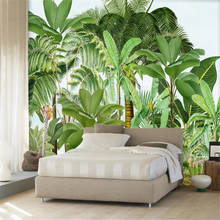 Milofi-papel tapiz con foto personalizada, impresión 3D de la selva tropical, dormitorio, sala de estar, decoración de pared, pintura 2024 - compra barato