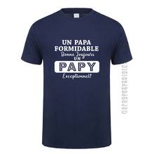 French Greatest Papa T Shirt Summer Men O Neck Cotton Fathers Day Dad Gift T-shirt Man Tshirt 2024 - buy cheap