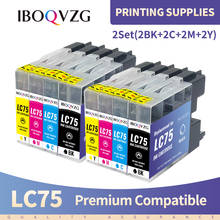IBOQVZG-cartucho de tinta para impresora Brother, Compatible con LC12, LC17, LC71, LC40, LC73, LC75, LC77, LC79, LC400, LC450, LC1220, LC1240, LC1280 2024 - compra barato