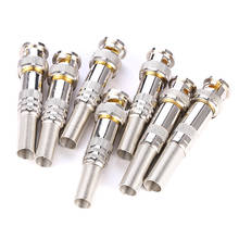 5 pcs BNC male solderless BNC connector for security cctv camera system welding 2024 - buy cheap