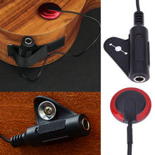 Pastilla de guitarra portátil, piezoeléctrico micrófono de contacto profesional para guitarra, violín, ukelele, mandolina, uklel, accesorios de guitarra 2024 - compra barato