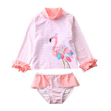 2020 new children's swimsuit female split swimsuit 1-4 years old girl flamingo swimsuit   XYY-178 2024 - buy cheap