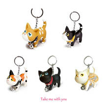 Fashion Cute Cartoon Cat Keychain Kitten Bag Car Pendant Key Chain Creative Fashion Keychain Jewelry Gift 2024 - buy cheap