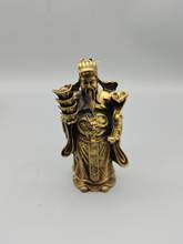 CHINA antique brass fengshui God of wealth small Statue Metal crafts home decorations statue 2024 - buy cheap