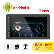 2 Din Android 9.1 Car Radio Stereo GPS Navigation Universal 7'' Autoradio Multimedia Audio Player  For Volkswagen Ford Focus Kia 2024 - buy cheap