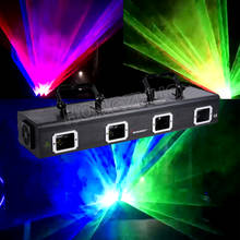 disco laser light RGB full color beam light dj effect projector scanner laser stage lighting 2024 - buy cheap