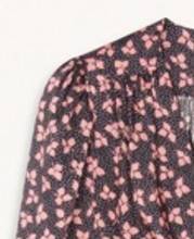2021 Spring / Summer New V-neck Floral Print Long-sleeved Women's Midi Dress 2024 - buy cheap