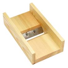 Деревянная Регулируемая буровая нож для мыла, деревянная коробка для резки и конирования, строгальный инструмент для изготовления мыла ручной работы 2024 - купить недорого