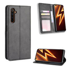 For OPPO Realme 6 6S 6i Case Luxury PU Leather Wallet Magnetic Adsorption Case For Oppo Realme 6 Pro Realme6 Phone Bags 2024 - buy cheap