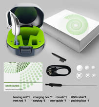 Audífono BTE recargable con Bluetooth para ancianos, amplificador de sonido, 20 canales, para sordera 2024 - compra barato