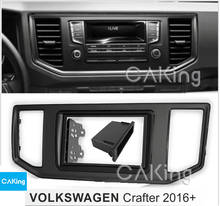 Painel de rádio automotivo din único/duplo, para vw volkswagen crafter 2016, + estrutura de áudio, placa, adaptador 2024 - compre barato