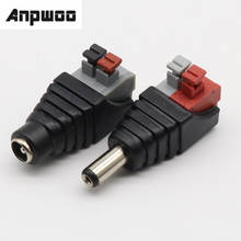 5pcs DC Male +5 pcs DC Female connector 2.1*5.5mm DC Power Jack Adapter Plug Connector for 3528/5050/5730 single color led strip 2024 - buy cheap
