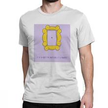 Purple Frame Door Friends T Shirt For Men 100% Cotton Hip Hop T-Shirt Round Collar Classic TV Show Funny Tees Short Sleeve Tops 2024 - buy cheap