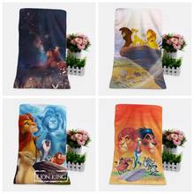 Disney The Lion King Simba Bath Towel Anime Cartoon Children Baby Boys Kids Customized Soft Kids Summer Swimming Beach Washcloth 2024 - buy cheap