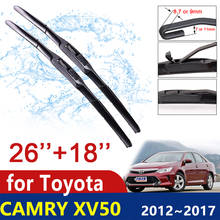 Car Wiper Blade Windshield for Toyota Camry 50 XV50 2012~2017 Front Windscreen Wipers Car Accessories 2016 2015 2014 2013 XV 50 2024 - buy cheap
