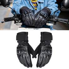 Hard Shell Waterproof Windproof Winter Warm Cycling Motorcycle Racing Gloves 2024 - buy cheap