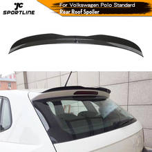 Rear Roof Spoiler Boot Lip Wing Spoiler For Volkswagen VW POLO Standard 2019 2020 ABS Glossy Black Roof Spoiler Wing Lip 2024 - buy cheap