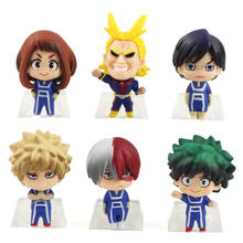 Figuras de acción de My Hero Academia, muñecos de PVC de Midoriya, Izuku, Bakugou, Katsuki, Bok Todoroki, set de 6 unids/set 2024 - compra barato