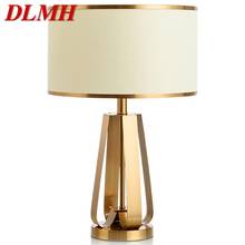 DLMH-Lámparas de mesa modernas para el hogar, luces de escritorio doradas de diseño lujoso, E27 decorativas para vestíbulo, sala de estar, oficina y dormitorio 2024 - compra barato
