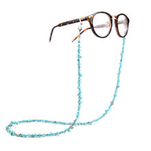 72cm Eyeglass Chains for Women Irregular Turquoise Anti-slip Sunglasses Cord Lanyard Strings Neck Strap Reading Glasses Chain 2024 - buy cheap