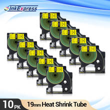 10PK 18058 Heat Shrink Tube Label 19mm For DYMO Rhino IND Label Tape 18058 Industrial Tape For DYMO Rhino 4200 5200 Label Maker 2024 - buy cheap