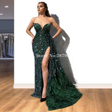 Pageant Dress Mermaid Evening Dress Sleeveless Floor-Length Prom Dress Robe De Soiree Aibye Vestido de festa 2020 Elegant Dubai 2024 - buy cheap