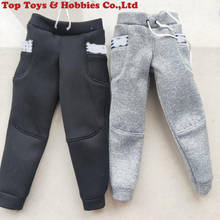 1/6 Scale Men's Sweatpants Black Grey Male Sports Pants Model  Clothes Accessories for 12" Male Action Figure Body Toy 2024 - buy cheap