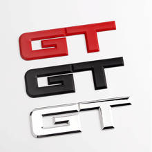 Высокое качество 3D Металлические автомобильные задние наклейки на багажник GT Logo значок с эмблемой наклейка для Ford Mustang EcoBost 5,0 L V8 GT 2024 - купить недорого