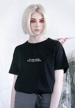 Não foi consulta a sua opinião camiseta verão feminina estilo punk grunge gótico 2024 - compre barato