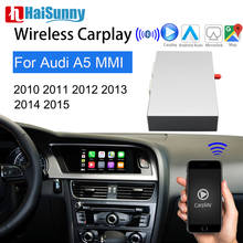 Wi-Fi беспроводной Carplay для Audi A5 MMI 3G поддержка модернизированного экрана мультимедийная зеркальная ссылка USB интерфейс обратная камера GPS навигация авто 2024 - купить недорого
