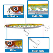 Bionic Bait SwimbaitArtificial Minnow Pencil Plastic Hard Bait Wobbler Anti-corrosion WIth Sharp Hook 18g/12.5cm 3D Eye 2024 - buy cheap