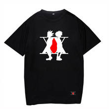 Camiseta de moda de Hunter X Hunter para hombre y mujer, ropa Hipster Unisex de algodón, transpirable, de gran tamaño, de verano, envío directo 2024 - compra barato