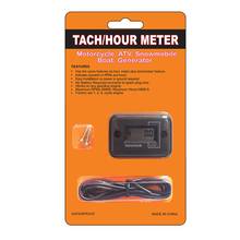 Tach Maintenance Hour Meter Tachometer for 2 or 4 Stroke Gas Engine Motorcycle Small Engines Boat Motorcycle Accessories 2024 - buy cheap