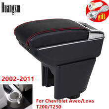 Armrest For Chevrolet Aveo/Lova T200/T250 2002-2011 Dual Layer Rotatable Large Space Central Store Content box with Cup holder 2024 - buy cheap