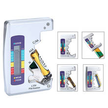 Testador de bateria digital display lcd c d n aa aaa 9v 1.5v botão célula capacidade da bateria verificação detector capacitância ferramenta de diagnóstico 2024 - compre barato