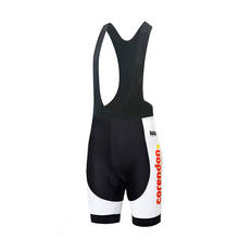 Pantalones cortos con pechera para ciclismo de equipo corendon circus para hombre, transpirables, 12D con almohadilla de Gel, 2020 2024 - compra barato