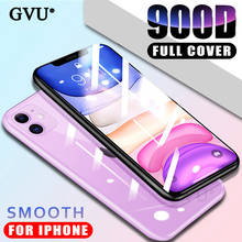 900D Full Cover Tempered Glass on iPhone 11 Pro Max X XR Screen Protector on iPhone 11 7 6 8 Plus XS MAX Protective Glass Film 2024 - buy cheap