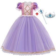 Girl Dresses Princess Dress Girl Dress Halloween Snow Woman Rapunzel Dress Children's Character Performance Dress 2024 - buy cheap