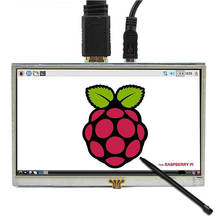 Оптовая продажа, Raspberry Pi 5 дюймов, экран 800*480, HDMI, ЖК-дисплей, сенсорный экран, комплект для Raspberry Pi 4B/3B +/3B/ Banana Pi 2024 - купить недорого