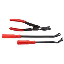 3pcs Car Door Panel Remover Upholstery Removal Auto Fastener Pliers Tool Steel and Nylon Auto Fastener Removal Tool 2024 - buy cheap